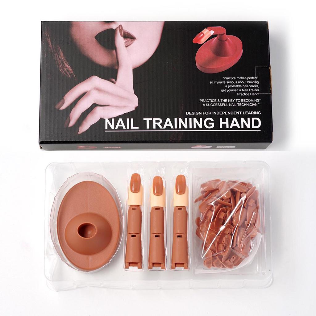 Cross-Border Nail Art Mechanical Finger Set: Practice Model and Tools