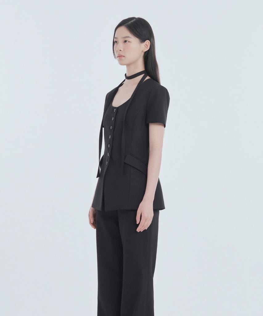 Mausolleum Emma Straight Fit Slacks - Black