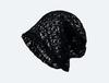 Handmade crochet hollow stacked hat for women, summer breathable vintage versatile pullover hat, loose face-flattering small hood trendy