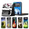 Football Soccer Ball Design Z Flip 7 Phnoe Case For Samsung Z Flip 6 5 4 3 5G Galaxy ZFlip7 ZFlip4 ZFlip5 ZFlip6 ZFlip3 Phone Co