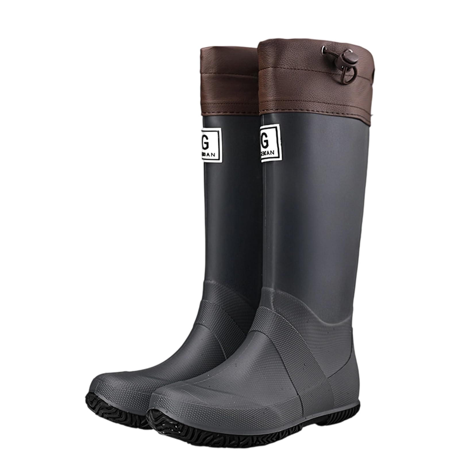 

Formemory Rain Boots for Men and Waterproof Long Perfect for Rainy and Outdoor Activities Japanese Shoe Women, Boots, Mid-Length, Lightweight, серый