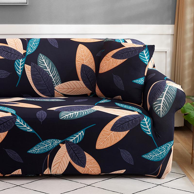Stretch Stripes Sofa Slipcover Elastic Sofa Cover for Living Room Non Slip Furniture Protector for Pets Soft with Elastic Bottom