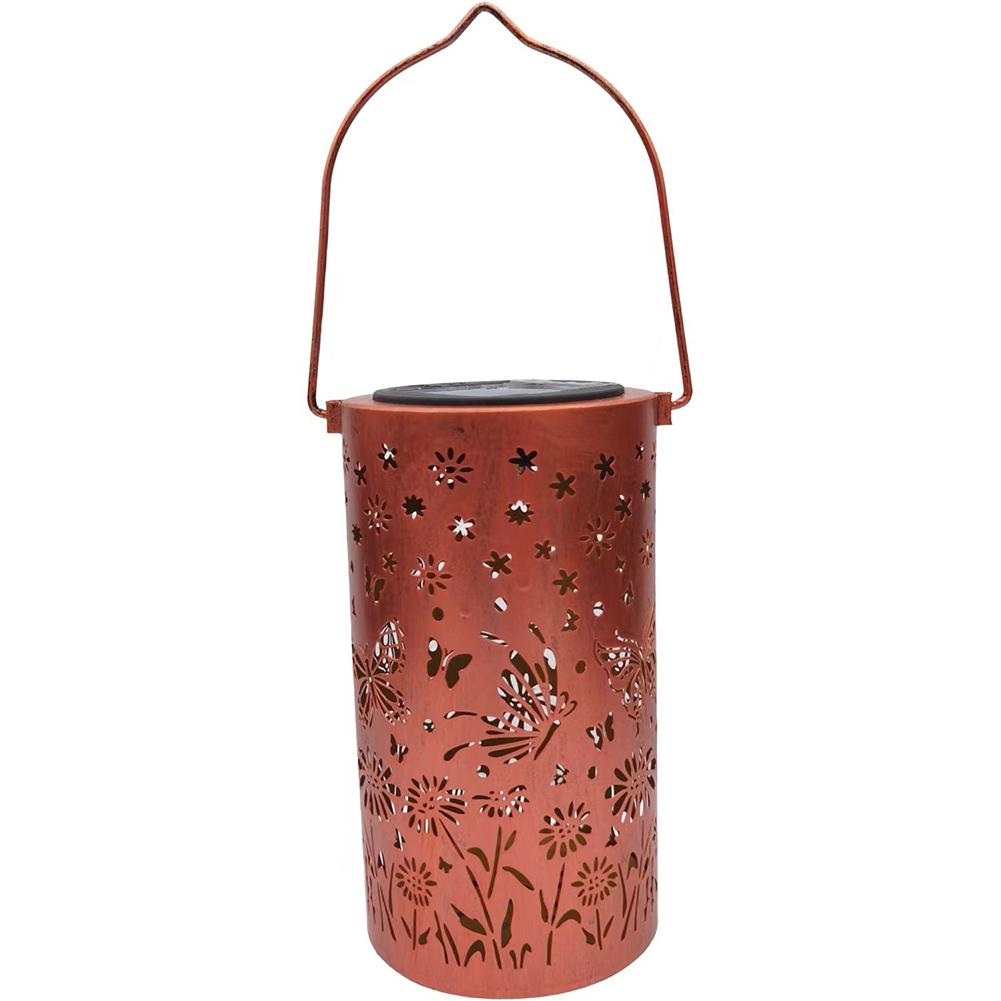 

Projection Solar Garden Light IP65 Waterproof Metal Butterfly LED Lantern Solar Hanging Lantern Light Outdoor Garden Decoration