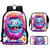 Zaino Anime Periferico My Singing Monster Borse Scolastiche da Uomo e da Donna