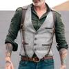 New Fashionable Men's Patchwork Color Contrast British Style Simple Casual Vest with Multiple Colors