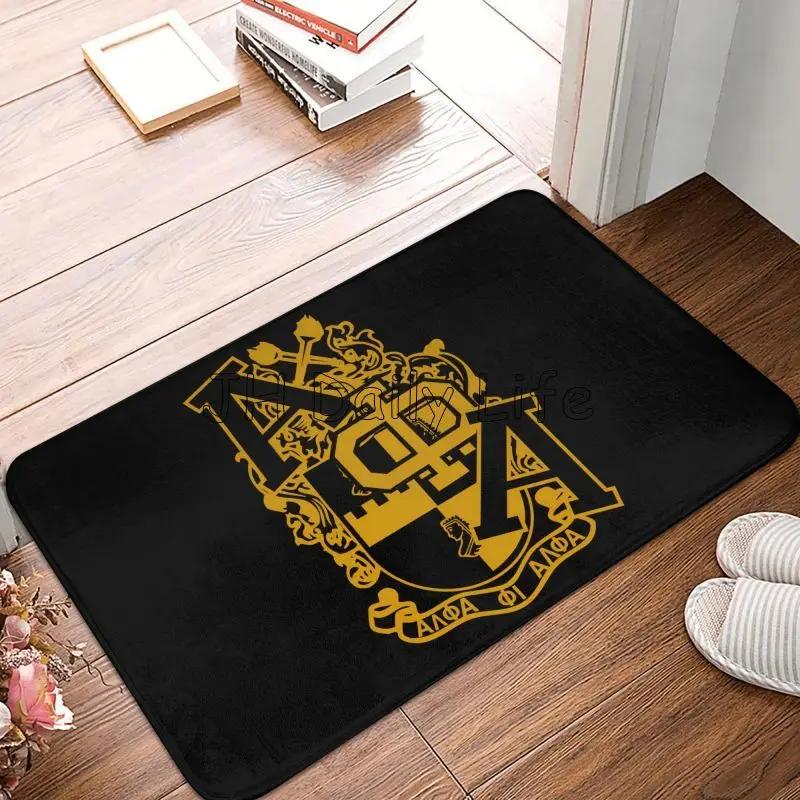 

Alpha Phi Alpha Print Doormat Home Carpet Decor Soft Living Dining Room Bathroom Non-Slip Rug for Front Door Entrance Floor Mat 40X60cm