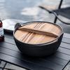 Portable Cast Iron Camping & Cooking Pot