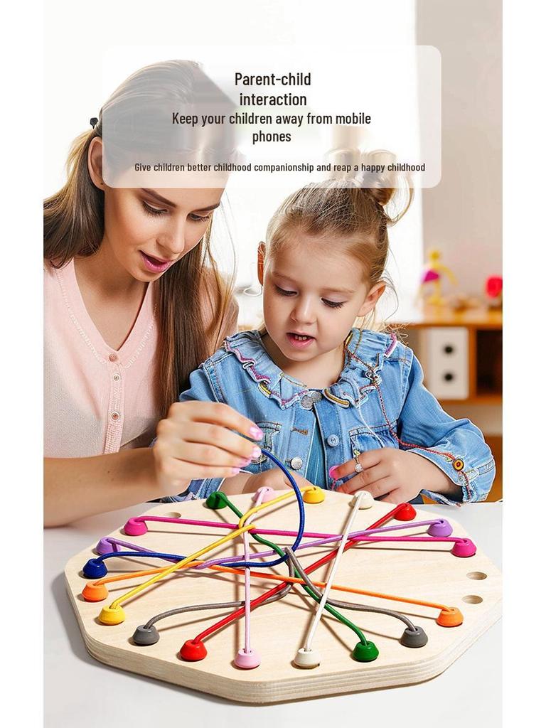 Wei Wei Educational Octagonal Rope Untangling Game for Kids – Enhances Logic & Interactive Play