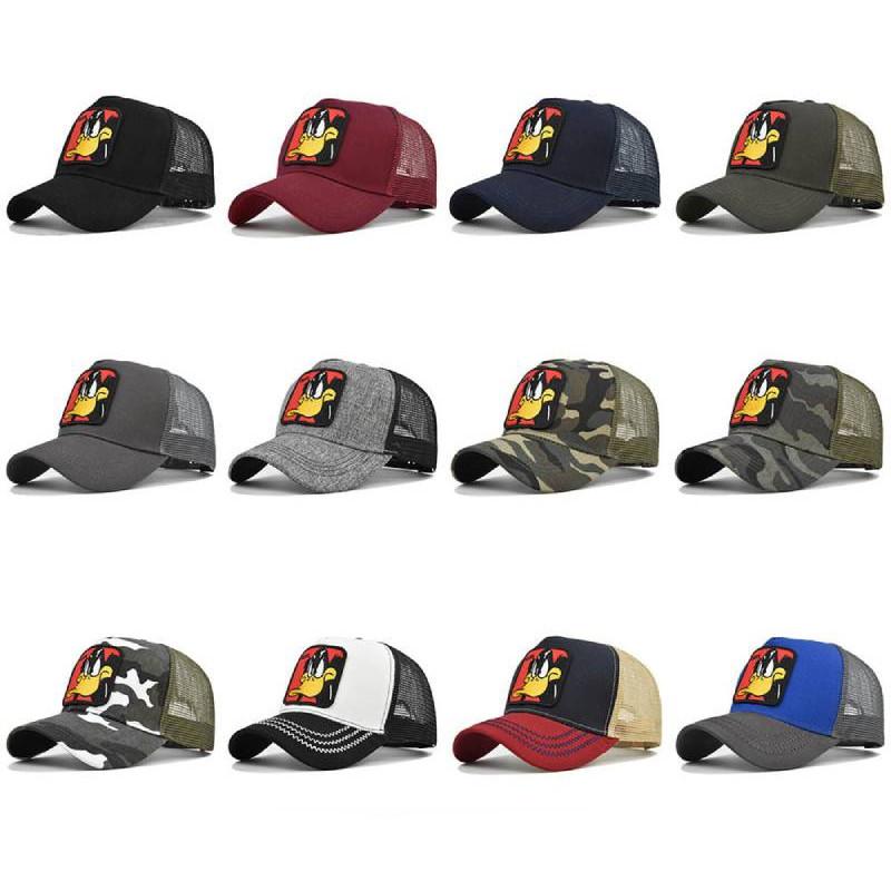 Berretto da Baseball Ricamato Daffy Cappello da Sole con Visiera a Becco d'Anatra Vintage Ingrosso