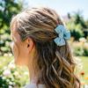 Hair Claw Transparent Jelly Color Bow Tie Star Design Shark Clip Back Head Large Hair Clip Hair Accessory