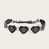 Retro Wide Heart Link Belt Fashion Accessory Waist Cincher Band For Jeans Dresses In Multiple Color