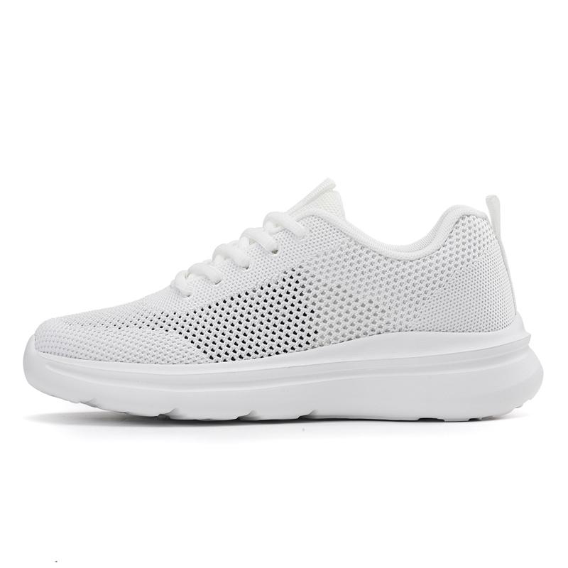 Hot Selling Unisex Casual Shoes Summer Retro Comfort Sneakers Solid Color Ultra Light Lace Up Running Shoes Men Women Size 35-45