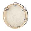 8" Hand Held Tambourine Drum Bell Birch Metal Jingles Percussion Musical Educational Toy