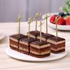 200 Stück 12 cm (4,7'') Natürlicher Bambus geknotete Spieße, Cocktailspieße, Essenspicks, Obstgabel, Partygeschirr-Zubehör