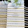 Dantelă cu Lanț Brodat cu Strassuri de 1.2cm, Decor pentru Talie Etnic Miao, Accesoriu Vestimentar DIY - 9 Metri