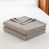 Waffle Plaid Cotton Blankets For Beds Summer Breathable Quilt Blanket Bed Sheet Bedspread Sofa Cover Throw Blankets Dusty Pink