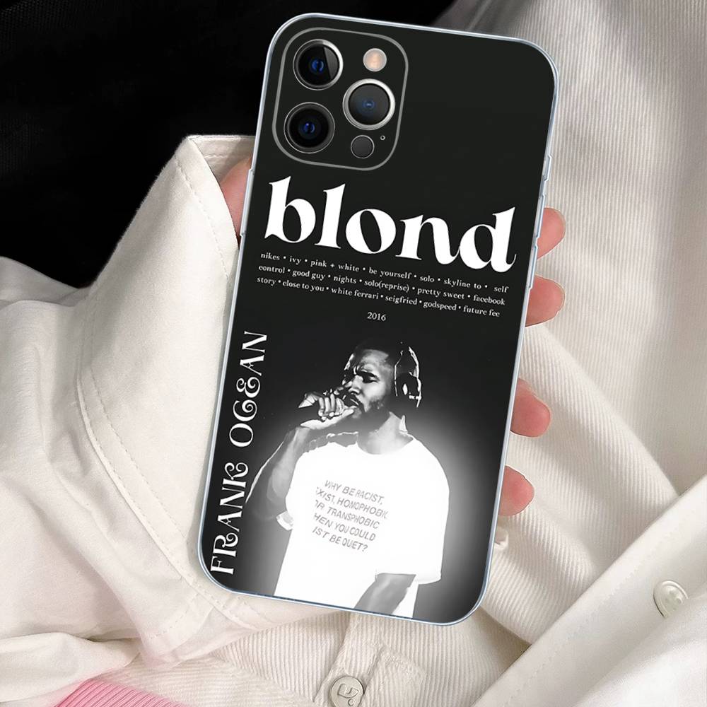 Frank Blonde Oceans For IPhone 17 16 15 14 13 12 11 Pro Max Plus Mini Funda For Transparent Cover