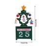 Christmas Wooden Calendar Mall Decoration Calendar Christmas Creative Ornament