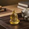 Seated Buddha Statue Ornament Decorative for Temple, Desks