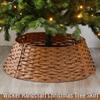 Hand-Woven Christmas Tree Skirt and Ornament Base Enclosure