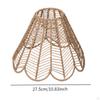Pendant Lamp Shade,Imitation Rattan Lampshade,Chandelier Light Cover,Lampshade for