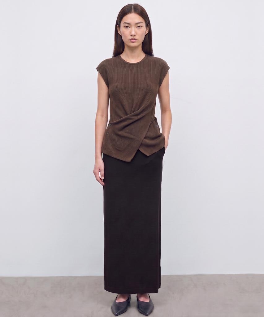 KIMDOH Basso Twist Top Brown