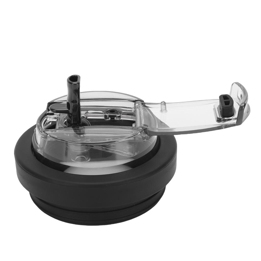 Straw Lid Fit for 40oz Cup Double Drinking Mouth Spill Proof Silicone Cup Lid with Straw