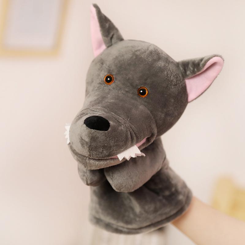 Dinosaurier Hai Krokodil Plüschpuppen Stofftiere Lebensecht Frosch Handpuppen Für Kinder Plüsch Weiche Tierpuppen Puppe Kinderspielzeug