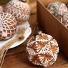12PCS Brown Christmas Ornament Ball Set Vintage Style Christmas Spheres Pendant  New Year Gift