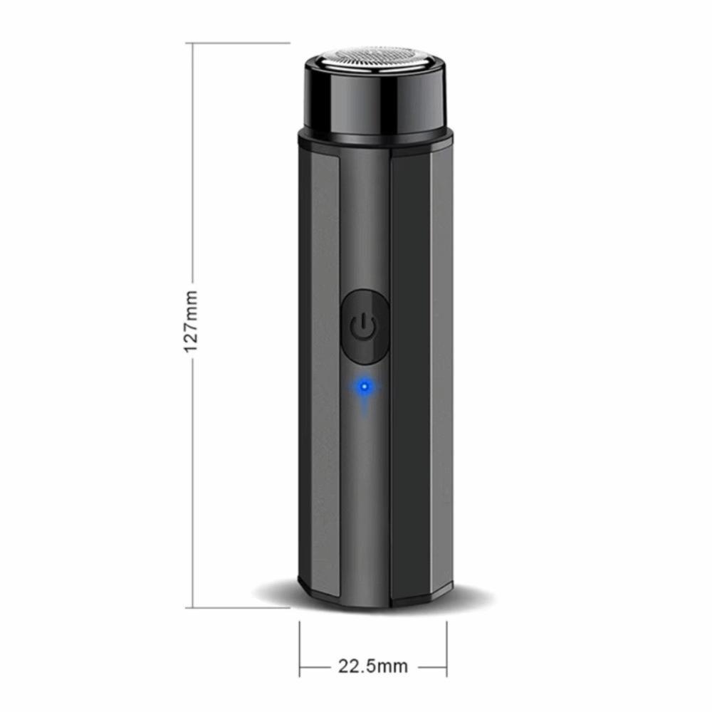 Waterproof Electric Shaver Mini Men's Beard Razor Portable Beard Trimmer for Home&Travel