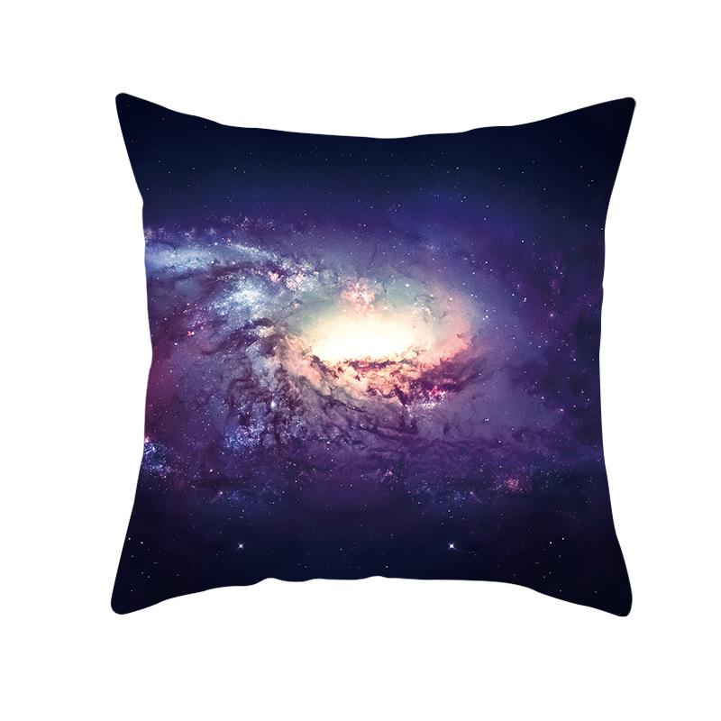45*45cm Mysterious Cosmic Planet Black Hole Series Pillowcase Sofa Office Seat Cushion Cover Creative Ornament Home Decoration