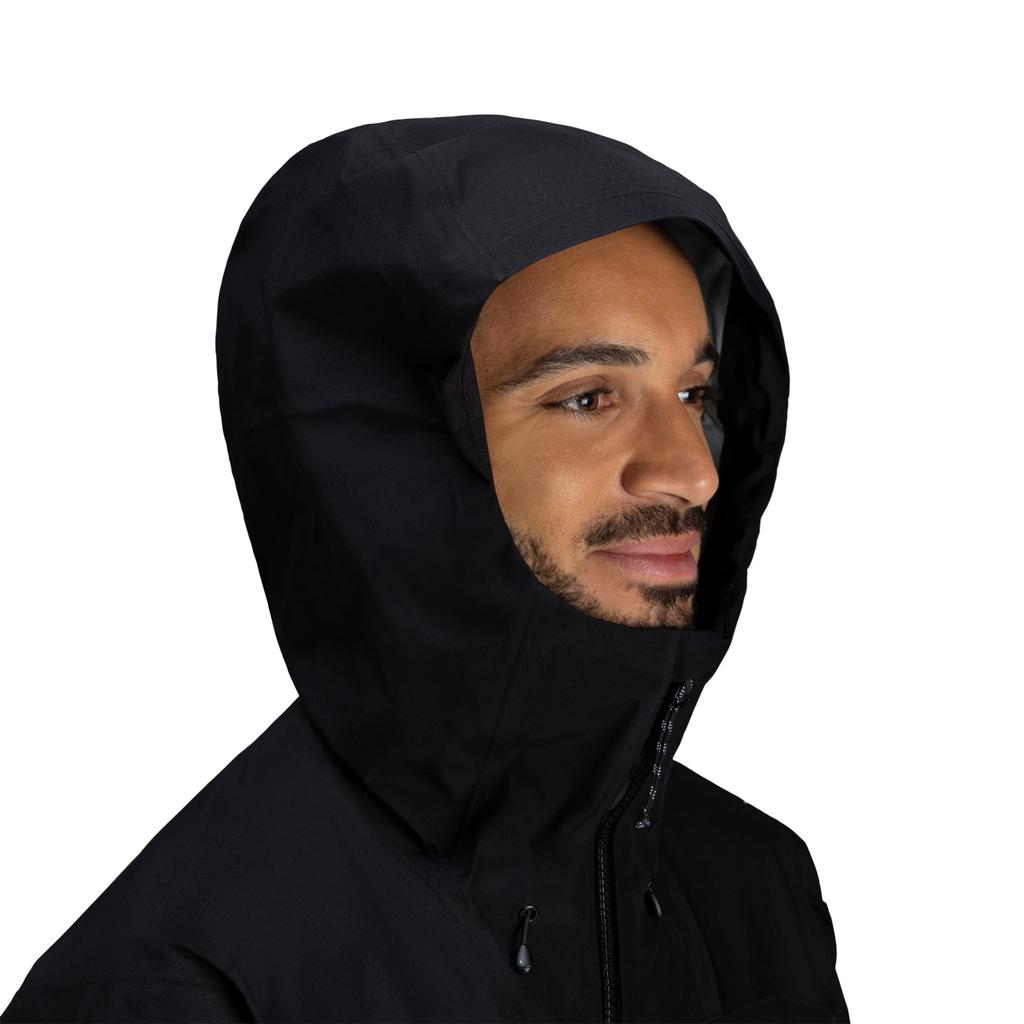 Mammut Alpine Guide HS Hooded Jacket AF Asian Black Men's, Fit, (1010-31330)