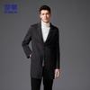 ROMON Men's MN302 Mid-Length Double-Faced Wool Blend Overcoat