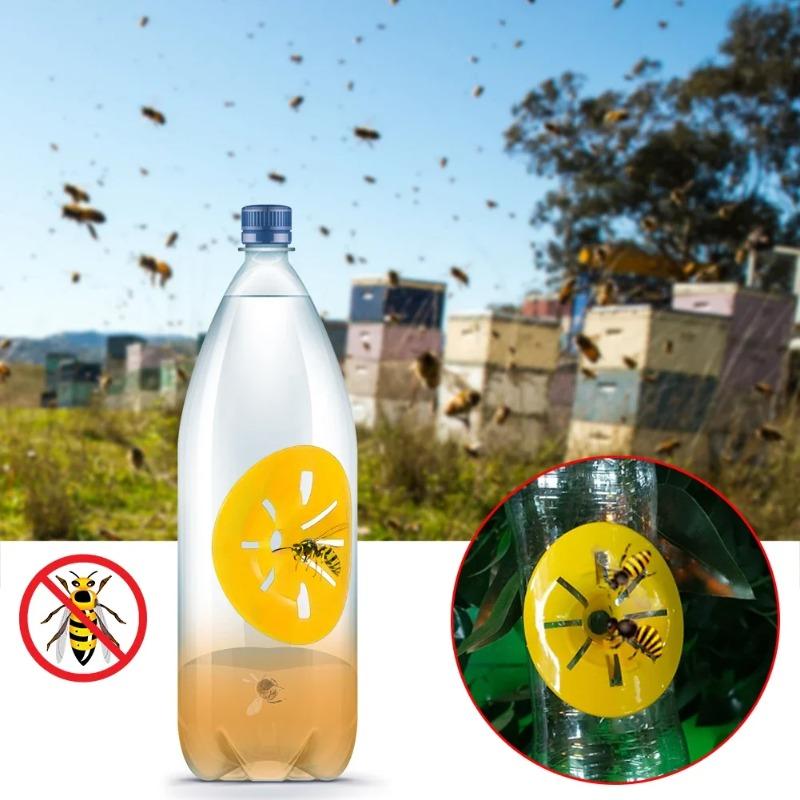 20-5Pcs Reusable Wasp Trap Insect Funnel Killer Flower Bee Hornet Catcher Plastic Bottle Wasp Traps Garden Pest Control Tool