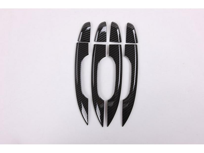 2018 Accord ABS Black Carbon Fiber Door Handle Half-Wrap Decorative Piece