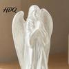 Vintage European Statue 3D Printed Angel Figurine Statue Desk Ornament with Flowing