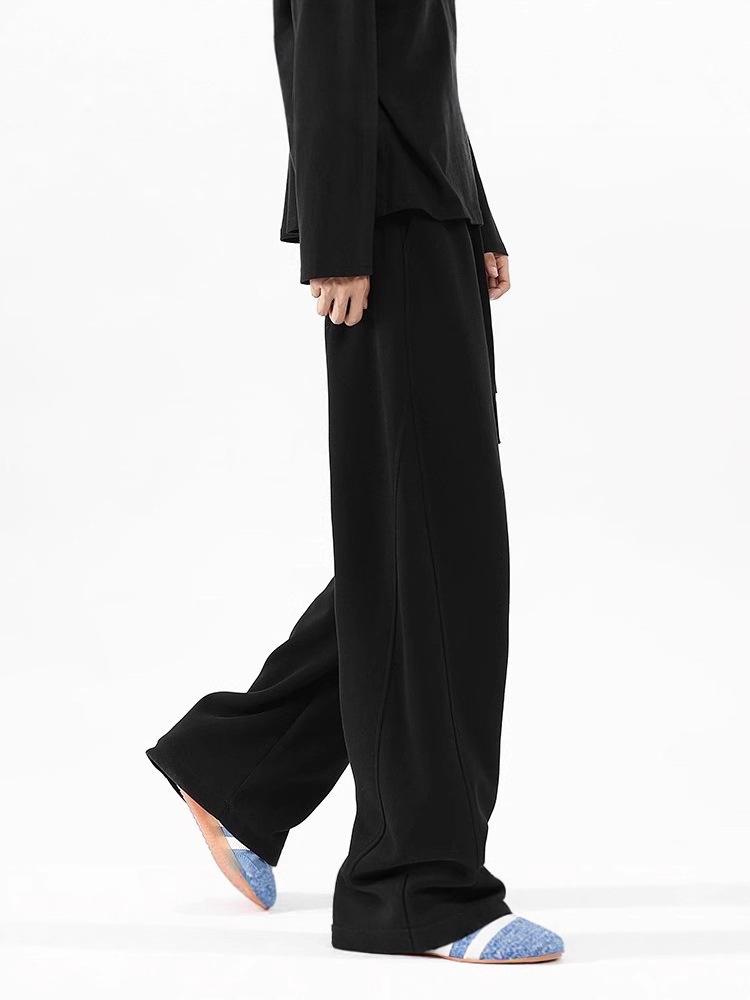 Pantaloni de trening sport Kukri pentru bărbați, grei, cu picior larg - Pantaloni lungi anti-scămoșare pentru toamnă