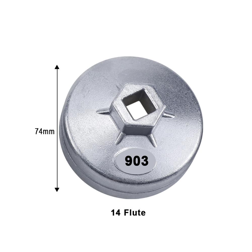 Klucz do filtra oleju Nasadka Zdejmowanie 65mm 67mm 74mm 14-15 Ząbków Aluminium 901 902 903 904 Dla Toyota Bmw VW Hyundai Jeep