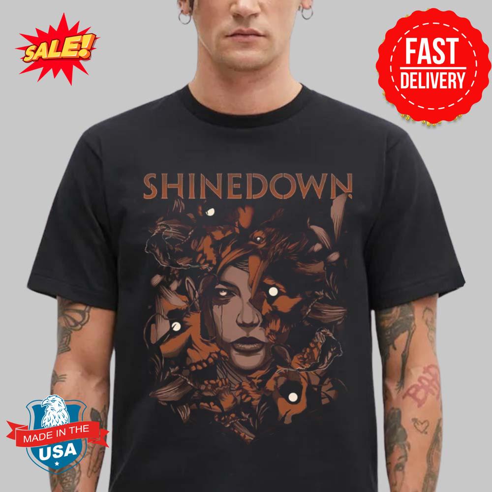 Shinedown My Monsters Are Real By Wildner Lima Classic T-shirt Unisex T-Shirt L