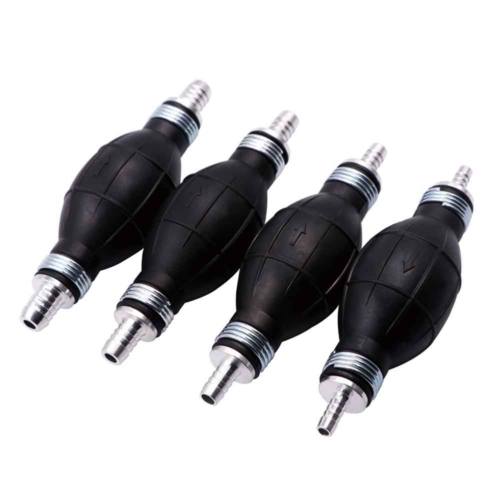 6/8/10/12mm Fuel Pump Aluminum Hand Pump Oil Sucker Line Hand Primer Bulb All Fuels For Car Boat Marine Outboard Fuel System 2
