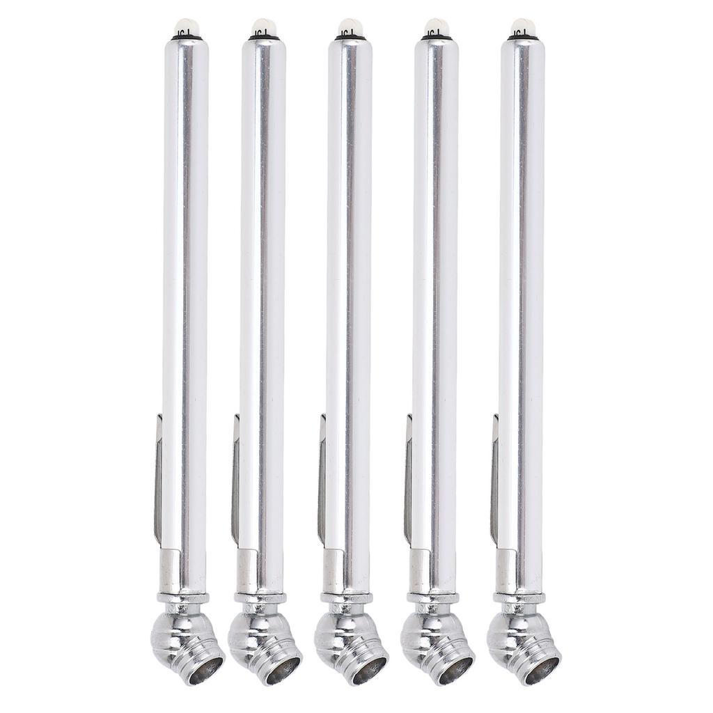 10PCS Pencil Tire Pressure Gauge 1050PSI Range Double Sided Scale Tire Air Pressure Gauge