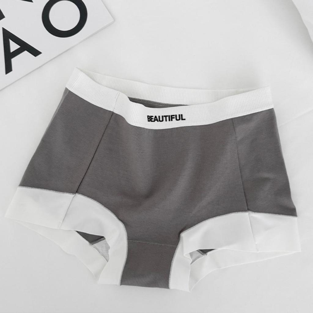 Women's Antibacterial Cotton Boxer Briefs: Safety Pants & Underwear Combo