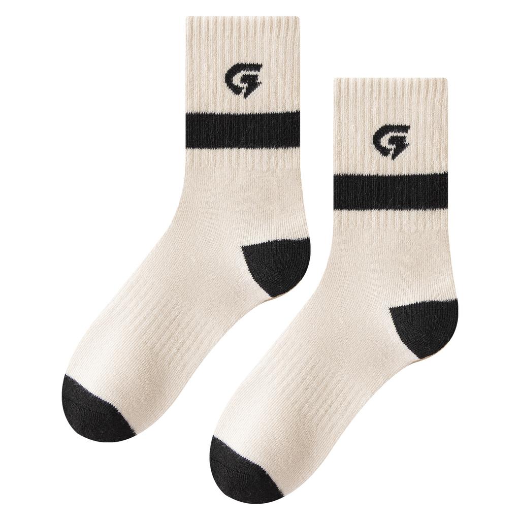 Loop Socks for Men, Thickened Warm Mid-calf Socks, Heat-storing Skin-friendly Floor Socks, Versatile Men's Socks