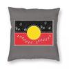 Indigenous Dot Aboriginal Flag Pillowcase Polyester Linen Velvet Pattern Zip Decor Throw Pillow Case Home Cushion Case