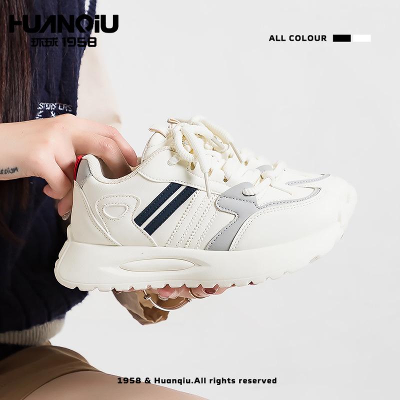 Global ins platform dad shoes 22 autumn new street shot student height increase casual running sneakers 35