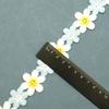 5yard Water soluble sunflower embroidery lace trim diy collar clothing accessories skirt edge decoration lace for sewing clothes