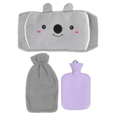 Hot Water Bag Rubber Water Injection Hot Water Bottle with Waist Cover for Menstrual CrampsPurple