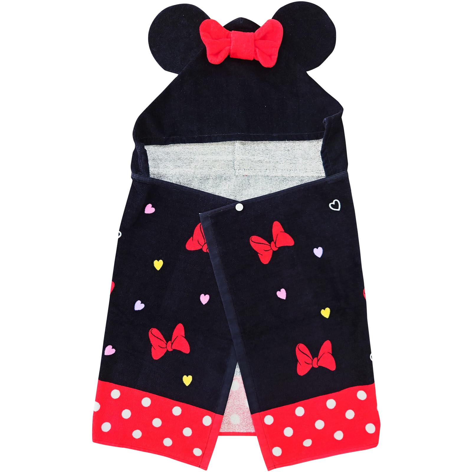 

Hayashi Compact Hooded Bath 50 x Disney Glow Up Minnie CM488600 Towel, Approx. 100cm, Mouse,