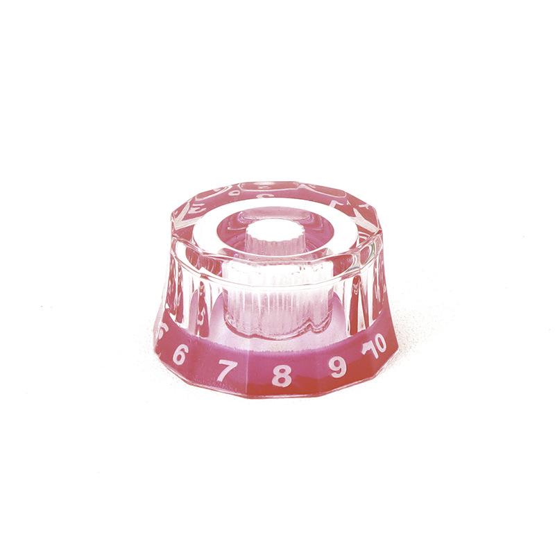 Twelve-Sided Acrylic Tone and Volume Knob Caps for LP Electric Guitar