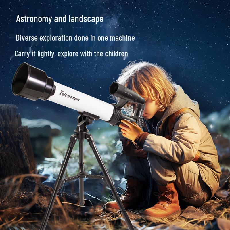 Xueyouma Kids' HD Astronomy Telescope - Professional Outdoor Stargazing and Scenery Viewing Toy, Ideal Student Birthday Gift